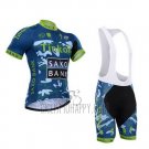 Tinkoff Saxo Bank Cycling Jersey Bib Short 2015 Short Sleeve Sky Blue and Blue