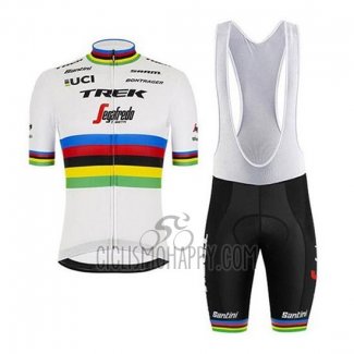 UCI Mondo Campione Trek SegafredoCycling Jersey Bib Short 2020 Men Short Sleeve