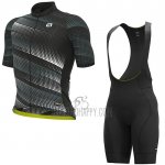 ALE Cycling Jersey Bib Short 2022 Men Short Sleeve Black