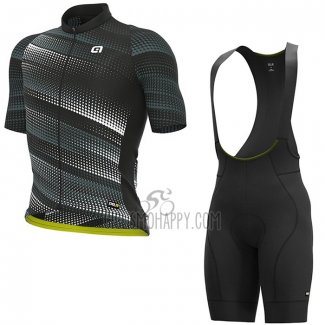 ALE Cycling Jersey Bib Short 2022 Men Short Sleeve Black