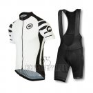 Assos Cycling Jersey Bib Short 2016 Men Short Sleeve Black and White