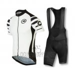 Assos Cycling Jersey Bib Short 2016 Men Short Sleeve Black and White