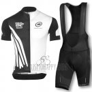 Assos Cycling Jersey Bib Short 2016 Men Short Sleeve White and Black