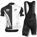 Assos Cycling Jersey Bib Short 2016 Men Short Sleeve White and Black
