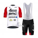 BMC Cycling Jersey Bib Short 2020 Short Sleeve Absolute Absalon White Red