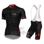 Castelli Cycling Jersey Bib Short 2016 Men Short Sleeve Black