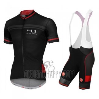 Castelli Cycling Jersey Bib Short 2016 Men Short Sleeve Black