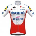 Deceuninck Quick Step Cycling Jersey Bib Short 2020 Short Sleeve White Red5