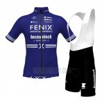 Deceuninck Quick Step Cycling Jersey Bib Short 2023 Short Sleeve Purple
