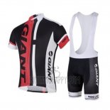 Giant Cycling Jersey Bib Short 2018 Men Short Sleeve Black Red