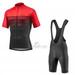 Giant Cycling Jersey Bib Short 2021 Men Short Sleeve Black Red