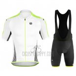 Giordana Sahara Cycling Jersey Bib Short 2017 Men Short Sleeve White