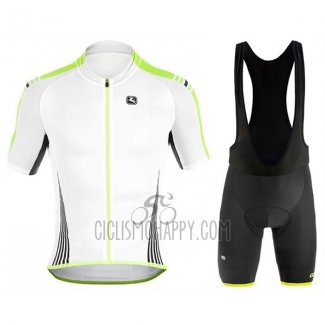 Giordana Sahara Cycling Jersey Bib Short 2017 Men Short Sleeve White
