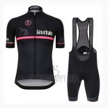 Giro D'italy Cycling Jersey Bib Short 2019 Men Short Sleeve Black