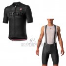 Giro D'italy Cycling Jersey Bib Short 2022 Men Short Sleeve Black
