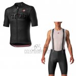 Giro D'italy Cycling Jersey Bib Short 2022 Men Short Sleeve Black