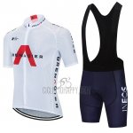 INEOS Grenadiers Cycling Jersey Bib Short 2021 Short Sleeve White