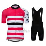Le Col Cycling Jersey Bib Short 2020 Men Short Sleeve Pink White