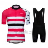 Le Col Cycling Jersey Bib Short 2020 Men Short Sleeve Pink White