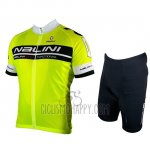 Nalini Cycling Jersey Bib Short 2019 Men Short Sleeve Black Bright Green