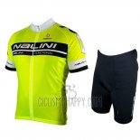 Nalini Cycling Jersey Bib Short 2019 Men Short Sleeve Black Bright Green