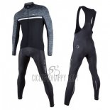 Nalini Cycling Jersey Bib Tight 2017 Men Long Sleeve Black and Gray