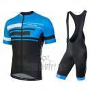 Nalini Fatica Cycling Jersey Bib Short 2018 Men Short Sleeve Blue