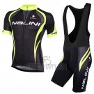 Nalini Predazzo Cycling Jersey Bib Short 2017 Men Short Sleeve Black