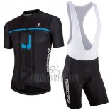 Nalini Speed Cycling Jersey Bib Short 2017 Men Short Sleeve Black and Blue