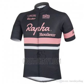 Rapha Cycling Jersey Bib Short 2018 Men Short Sleeve Black