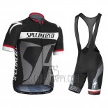 Specialized Cycling Jersey Bib Short 2016 Men Short Sleeve Gray