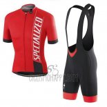Specialized Cycling Jersey Bib Short 2016 Men Short Sleeve Red White Black