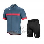 Specialized Cycling Jersey Bib Short 2018 Men Short Sleeve Gray Pink White