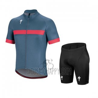Specialized Cycling Jersey Bib Short 2018 Men Short Sleeve Gray Pink White