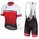 Specialized Cycling Jersey Bib Short 2018 Men Short Sleeve White Red Black(1)