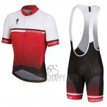 Specialized Cycling Jersey Bib Short 2018 Men Short Sleeve White Red Black(1)