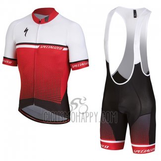 Specialized Cycling Jersey Bib Short 2018 Men Short Sleeve White Red Black(1)