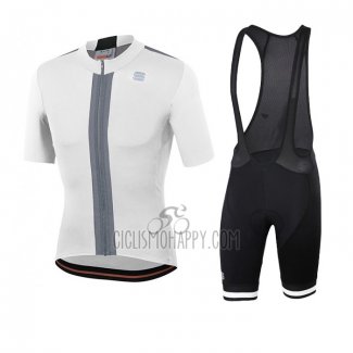 Sportful Cycling Jersey Bib Short 2020 Men Short Sleeve White