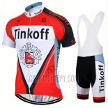 Tinkoff Cycling Jersey Bib Short 2017 Short Sleeve Red