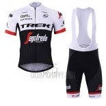 Trek Segafredo Cycling Jersey Bib Short 2017 Short Sleeve Black and White