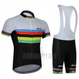 UCI Mondo Campione Cycling Jersey Bib Short 2018 Men Short Sleeve Jokvie
