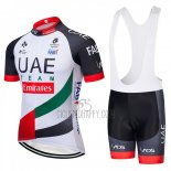 UCI World Champion UAE Cycling Jersey Bib Short 2018 Short Sleeve White