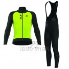 ALE Nordik Cycling Jersey Bib Tight 2017 Men Long Sleeve Yellow