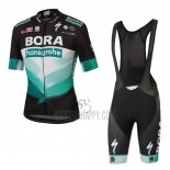 Bora-Hansgrone Cycling Jersey Bib Short 2020 Short Sleeve Black Green