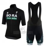 Bora Cycling Jersey Bib Short 2018 Short Sleeve Black
