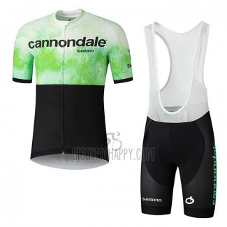 Cannondale Cycling Jersey Bib Short 2021 Men Short Sleeve Black Green