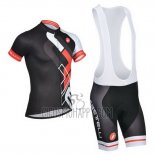 Castelli Cycling Jersey Bib Short 2014 Men Short Sleeve Black