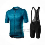 Castelli Cycling Jersey Bib Short 2021 Men Short Sleeve Deep Blue