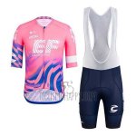 EF Education First Cycling Jersey Bib Short 2020 Short Sleeve Pink