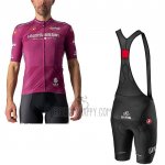 Giro D'italy Cycling Jersey Bib Short 2021 Men Short Sleeve Fuchsia